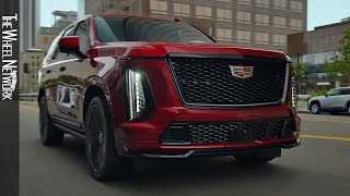 2025 Cadillac Escalade and EscaladeV – Driving Interior Exterior [upl. by Aneerol]