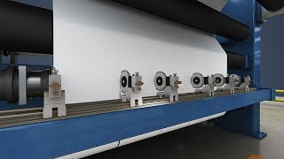 Paper Machine Winder Slitting [upl. by Emogene]