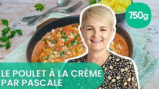 Recette des filets de poulet à la crème sauce tomate et riz pilaf  750g [upl. by Milks748]