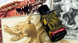 Diamine Red Dragon  Test atramentu [upl. by Llerrac]