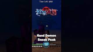 HAND DEMON SNEAK PEAK  HINOKAMI  shorts [upl. by Odelet536]