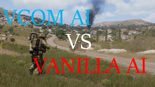 arma3 Vcom AI vs Vanilla AI [upl. by Tiossem]