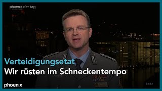 Verteidigungspolitik Interview mit dem DBwVVorsitzenden Oberst Wüstner [upl. by Atinuj924]