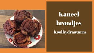 Kaneelbroodjes  koolhydraatarm recept [upl. by Saraann362]