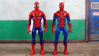 Hasbro Marvel Legends SpiderMan amp Spinneret 2 Pack Overview Update Swaps Comparisons amp Customs [upl. by Waters]