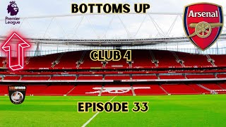 MY FIRST EVER SON IN THE GAME  Bottoms Up  Club 4  Episode 33  Arsenal  FM24 [upl. by Hsotnas154]