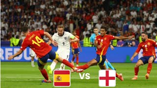 Spain vs England Euro 2024 Final  Full Match Highlights [upl. by Basham18]