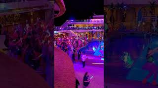 The 80s party on the Carnival Jubilee cruiselife cruiseblog carnivaljubilee [upl. by Ydnat]