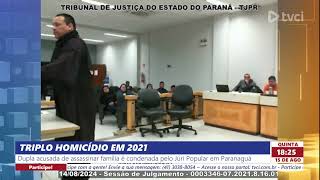 TRIPLO HOMICÍDIO EM 2021 [upl. by Dynah213]