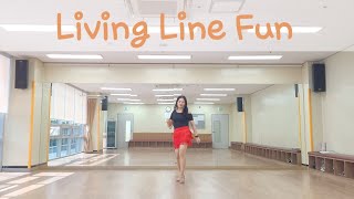 Living Line Fun Line DanceAbsolute Beginner2024 [upl. by Ellenuahs]