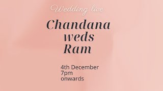 Chandana weds Ram  WEDDING [upl. by Sim]