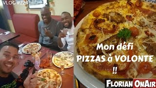 Mon défi PIZZAS A VOLONTE  VLOG 224 [upl. by Siroled939]