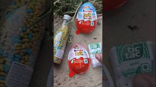 Tic tac mints with fennel jems in kinder Joy unboxing ytshort fennelanayashortsanaya video [upl. by Carmon]