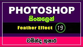 19  Adobe Photoshop  Feather Effectes  Sinhala  IT Plus [upl. by Carlita]