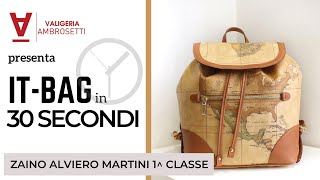 ITBAG IN 30 SECONDI  Zaino Geo Classic Alviero Martini 1 Classe [upl. by Adnohsed]