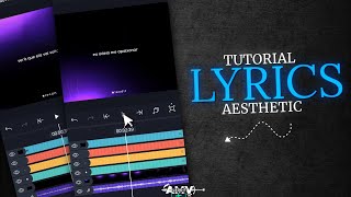 Tutorial Como Fazer Lyrics Vídeo Aesthetic Com Luz Roxa de Fundo  Alight Motion  📱 [upl. by Weiman349]