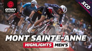 Mont SainteAnne Elite Mens Cross Country  XCO Highlights [upl. by Atenik857]