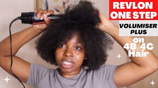 How To Use The Revlon One Step Hair Dryer  MsGoldgirl [upl. by Collyer128]