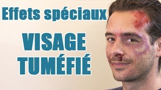 Maquillage effets spéciaux  Réaliser un visage tuméfié de boxeur [upl. by Clemmie130]