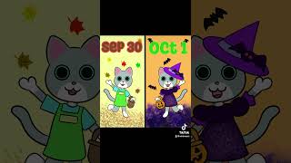 ￼pxelandwyatt illustrators Halloween selectedwork graphicstory sliceoflife cat [upl. by Gentry]