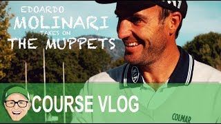 EDOARDO MOLINARI TAKES ON THE MUPPETS [upl. by Niahs353]