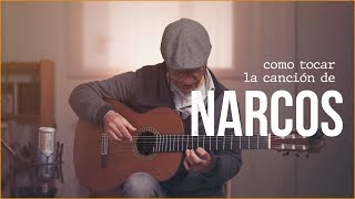 Como tocar TUYO de Rodrigo Amarante  🌵 tema principal de NARCOS en GUITARRA 🎼MeLodíA [upl. by Deni832]