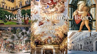 Medici Palace and Family History  Florence Italy 🇮🇹  4K walking tour [upl. by Duyne996]