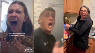 SCARE CAM Priceless Reactions😂241  Impossible Not To Laugh🤣🤣TikTok Honors [upl. by Zonda231]