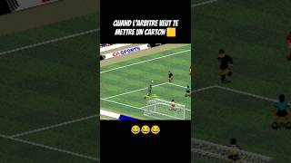 Quand larbitre veut te mettre un carton 🤣🤣 foot arbitre carton fifa retrogaming football [upl. by Newell]