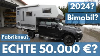 ECHTES BIMOBIL WOHNMOBIL NUR 50000 € Bimobil Husky 2024 Macht vorh Pickups z ExpeditionsCamper [upl. by Aradnahc]