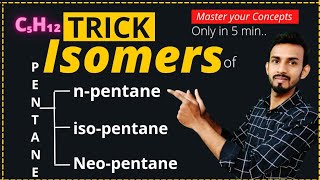 Isomers of pentane class 10  n pentane isopentane neopentane [upl. by Sineray]