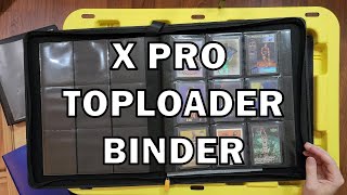 X PRO Toploader Binder Review For Sports Cards and TCG [upl. by Otsirave]