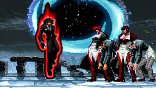 KOF Mugen Kulou vs Orochi Iori Team [upl. by Ynnaffit910]