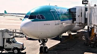 Flight Report  Aer Lingus Airbus A330 Economy Class Dublin To Chicago [upl. by Yentihw]