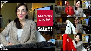 Shopping Haul Mango Outlet  Reduceri iarna 2016  Sales [upl. by Nolitta353]