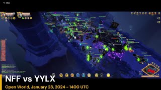 NFF vs YYLX  Open World Fight  Albion Online East 280120241400 [upl. by Aivatra134]