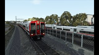 Train Simulator 2022 Operating MetroNorth M8 On New Haven Line Train 1750 to New Canaan 11622 [upl. by Kenta327]