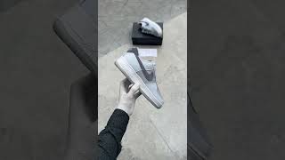 Nike AirForce 1 low LV8 Pure Platinum Light Carbon Video [upl. by Maurizia]