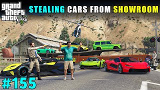 STEALING CARS FROM TECHNO GAMERZ SHOWROOM  GTA V GAMEPLAY 155  TECHNO GAMERZ GTA 5 [upl. by Gromme]