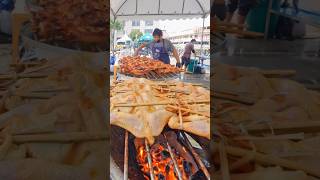 Delicious Charcoal Grilled Chicken at Bangkok Street Food Thailand [upl. by Ahsai77]