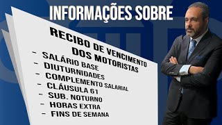 EP 4  Informações sobre o Recibo de Vencimento dos Motoristas [upl. by Cirilo99]