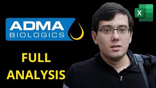 Martin Shkreli Analyse ADMA Biologics Stock Full Analysis [upl. by Waylen21]