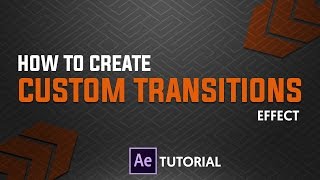 After Effects Tutorial Dynamic Transition in After Effects  No Plugins [upl. by Simmie]