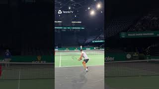 Alcaraz vs Medvedev Practice 🤤 [upl. by Rains573]