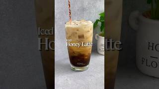 Iced Honey Latte homecafe [upl. by Haelhsa675]