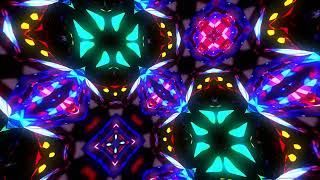 Ambient Vapor Wave Kaleidoscope Glowing Gem Fractals Chill Ambient Vapor Wave music to chill to [upl. by Liatris459]