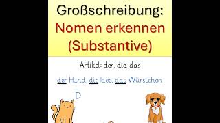 Nomen erkennen  Artikelprobe deutschlernen [upl. by Libenson]