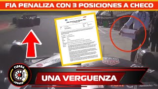 ¡UNA VERGÜENZA LA FIA TOMA LA DECISIÓN DE SANCIONAR A CHECO PÉREZ CON 3 POSICIONES EN GP AUSTRALIA [upl. by Quentin]