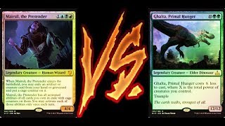 EDH Commander Challenge 28 Mairsil the Pretender Vs Ghalta Primal Hunger [upl. by Weisbrodt]