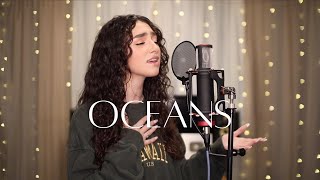 Oceans  Hillsong United cover by Genavieve Linkowski  Collab w Anthem Worship  MassAnthem [upl. by Eniretak659]